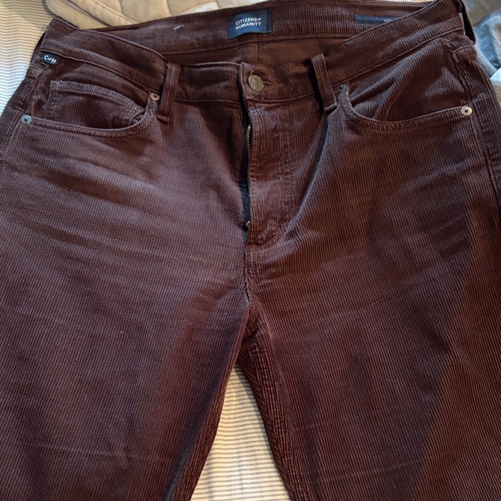 Citizens of Humanity Women’s Brown Corduroy Jeans